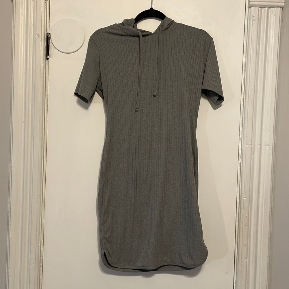 Rue21 Grey Hoodie BodyCon Dress
